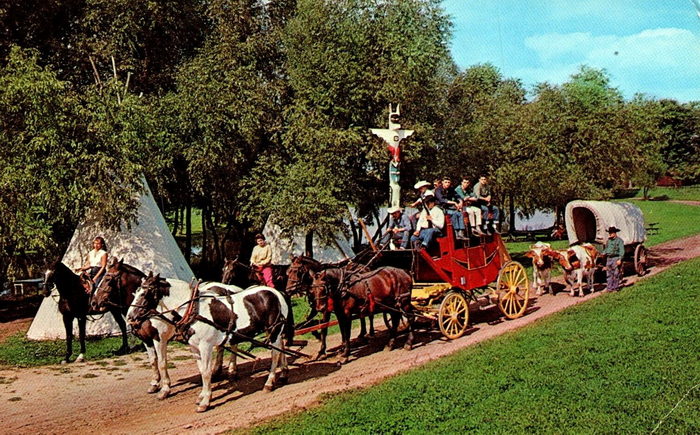 Frontier City - Vintage Postcard